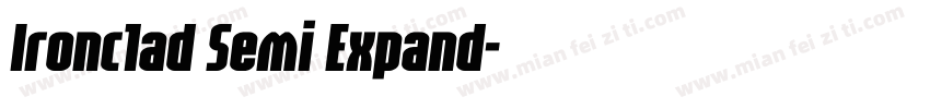Ironclad Semi Expand字体转换
